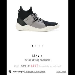 Lanvin sneakers high top